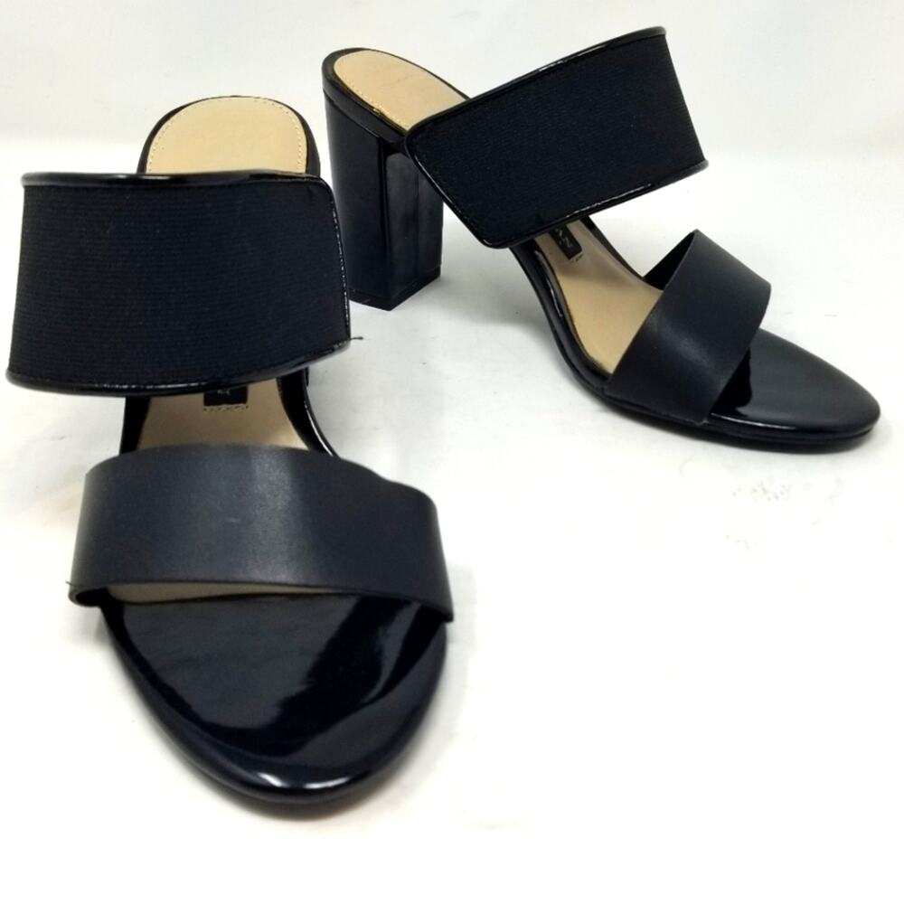 Predictions Black Slip On Mules Comfortable Lightweight Women's Size 7.5